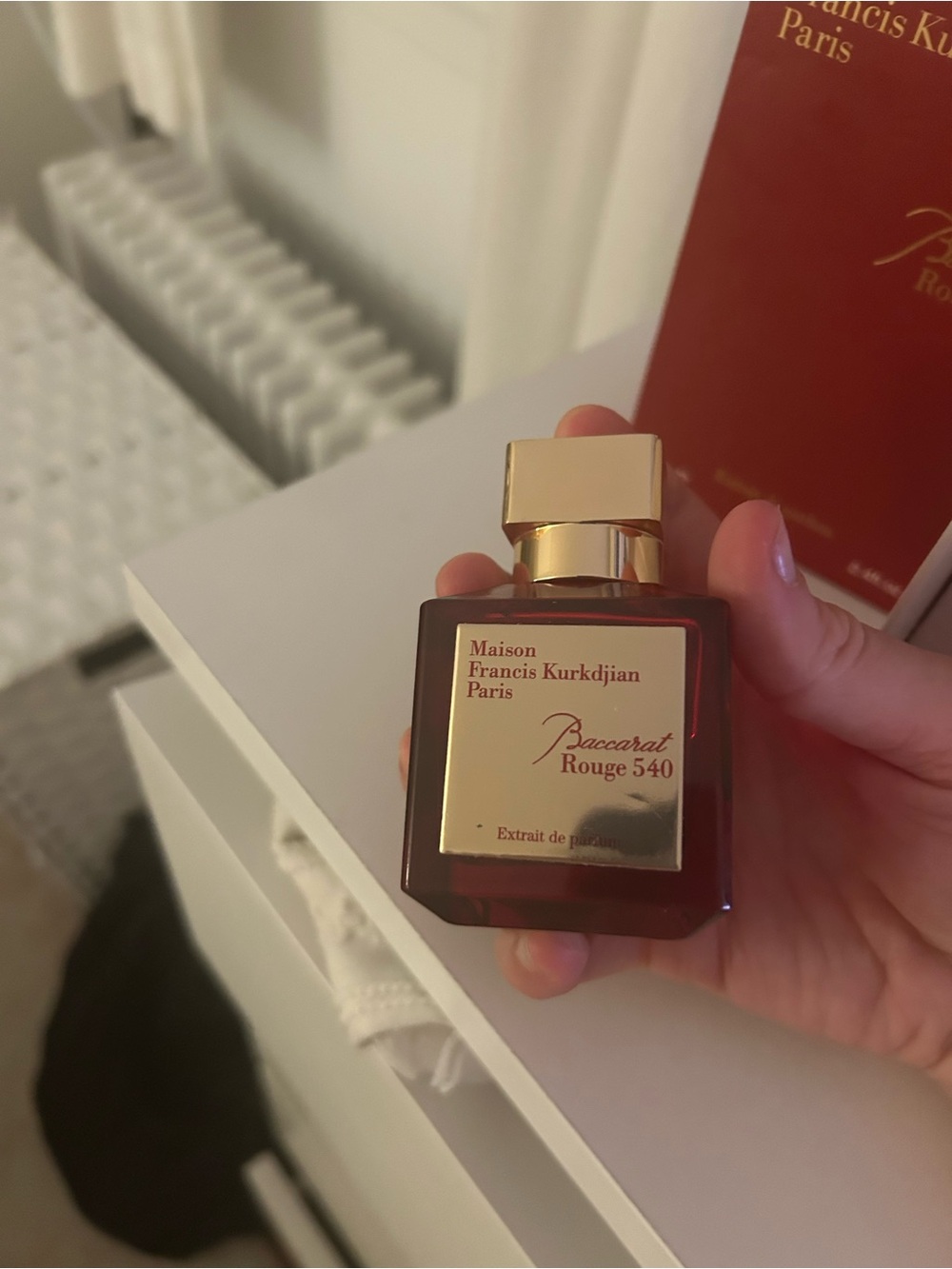 Full bottle of perfume with box - baccarat rouge 540 scent